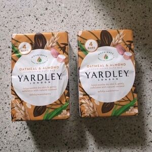8 Bars Yardley London Oatmeal Almond Nourishing Bath Bar For Dry Skin (2 4-pks)